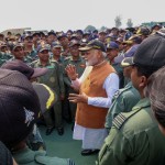 जवानों के बीच पीएम मोदी